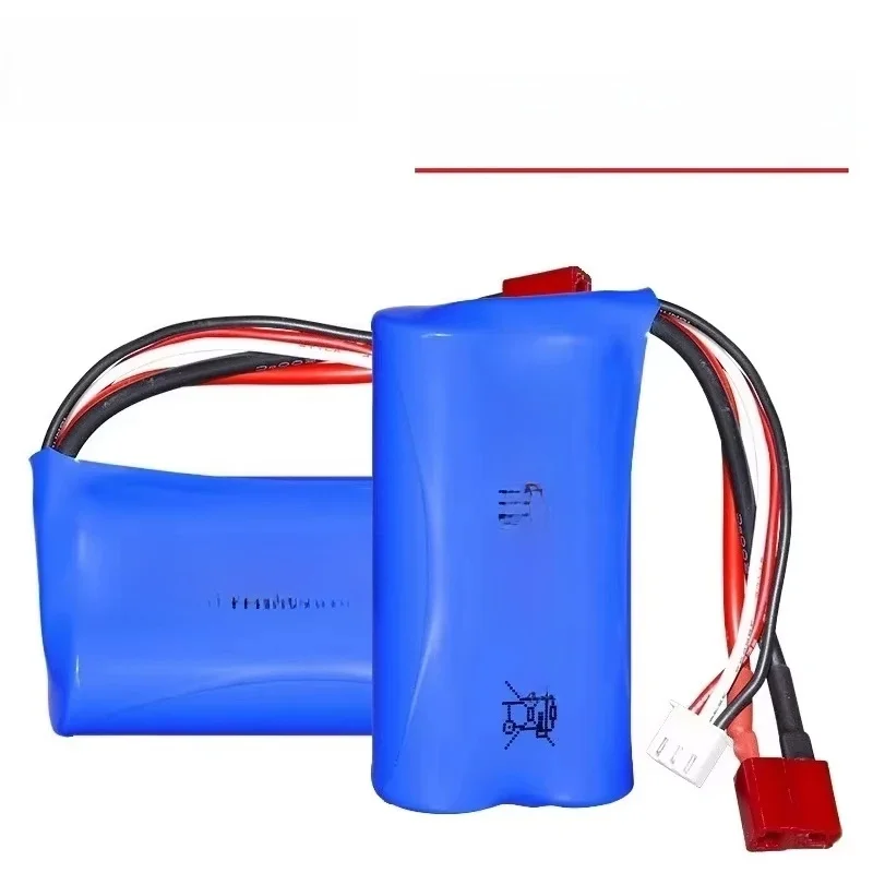 Akumulator litowo-jonowy 2S 7.4V 3000mAh 18650 do Wltoys 144001 A959-B A969-B A979-B K929-B 12428 12423 10428 Q39 Części zamienne do samochodów RC (Charger) — Zdjęcie 2 z 2
