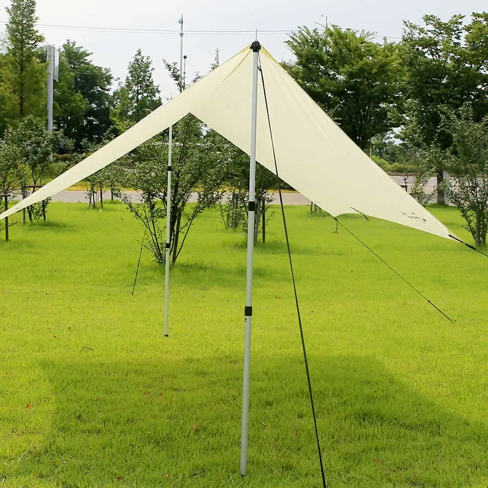 Alaska Black Slide Aluminum Pole Camping Tent Tarp Height adjustable variable Pole three-speed four-speed, 230cm 280cm