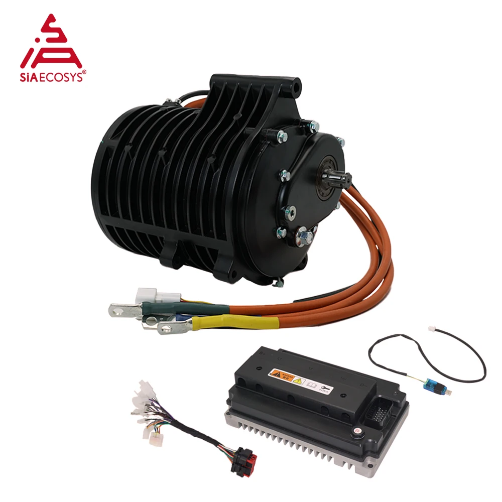 

US Warehouse 3kW QS Motor with Gearbox QS138 3000W V3 Motor High Power Motorcycle Motor and Votol EM150-2 Controller