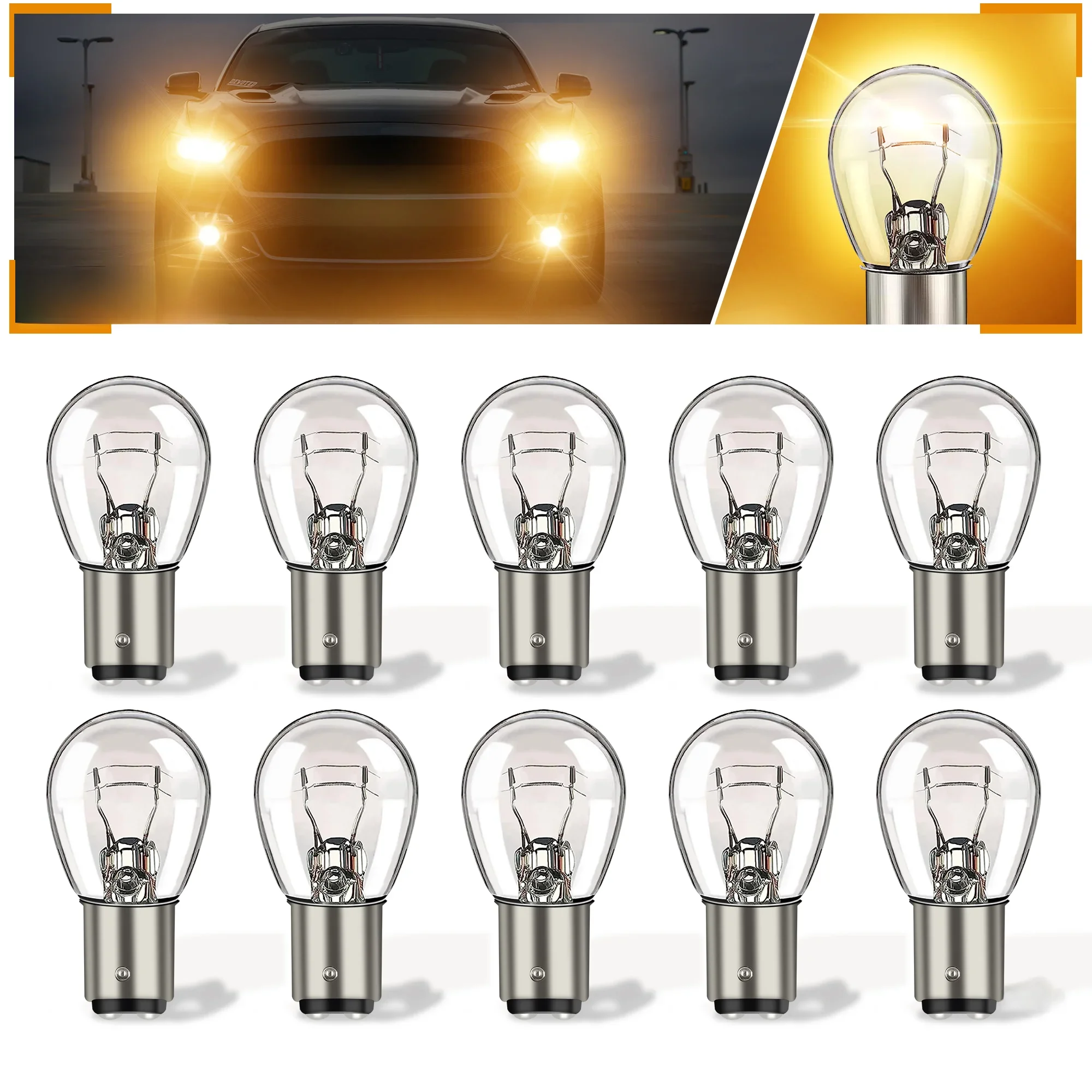 Lâmpadas de freio de substituição, Turn Signal Bulb, Marcador Cauda, Corrida, Estacionamento, Luzes