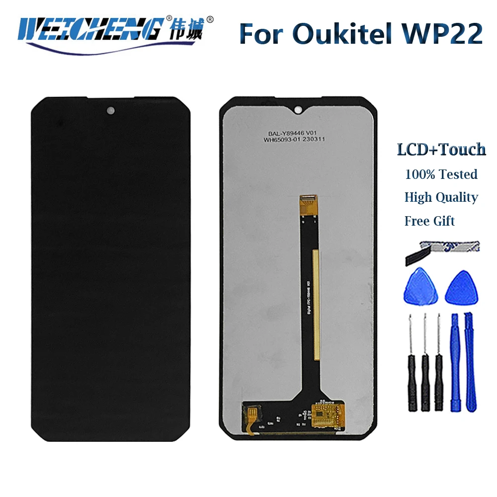 Original For OUKITEL WP21 LCD Display Touch Screen Digitizer For OUKITEL WP22 WP23 WP26 WP27 WP28 WP30 WP32 WP33 Pro WP36 WP38