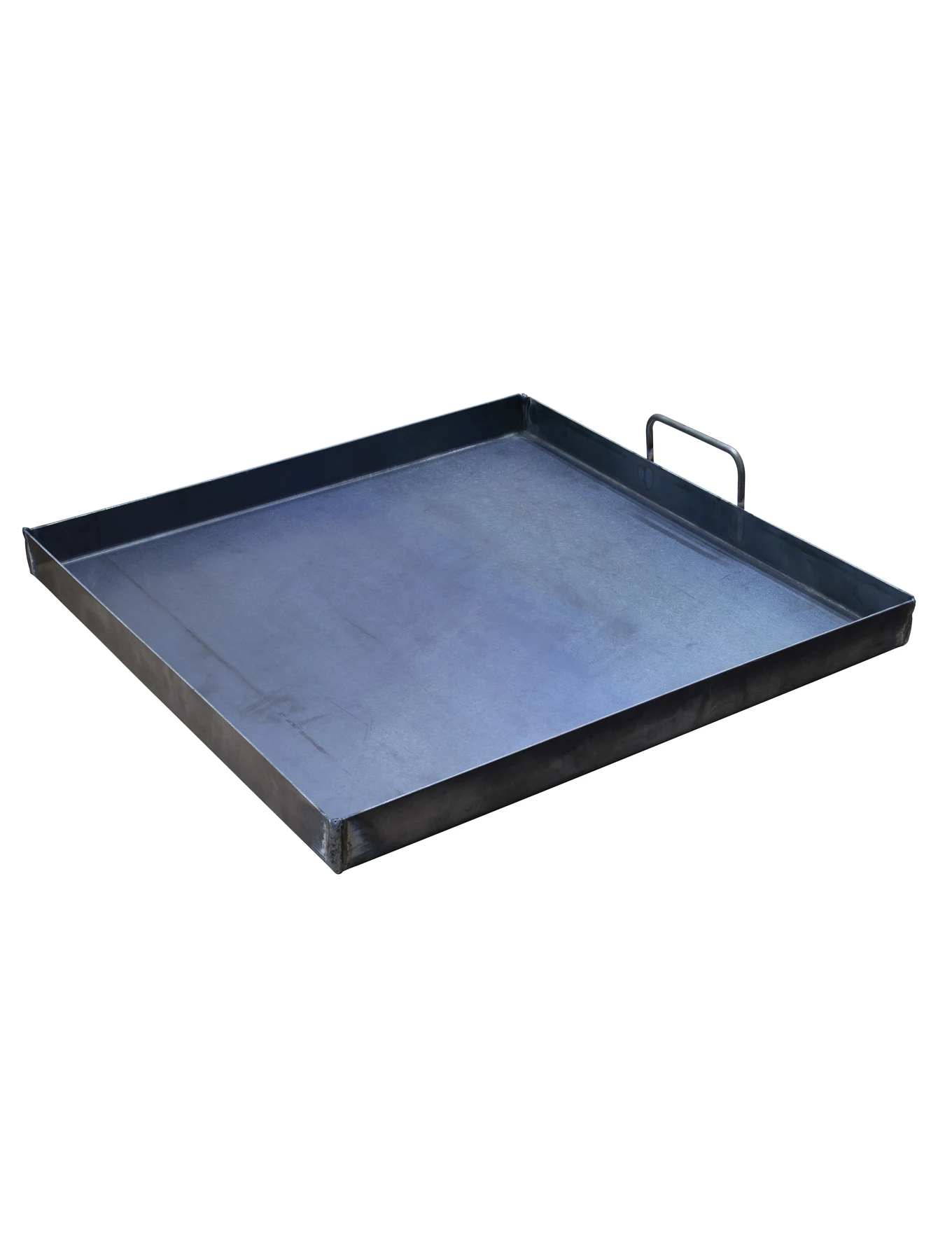 Comal steel plate 40x40 cm, 14 gauge, Ideal for use grills, for business or home use.