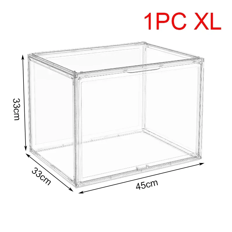 Nieuwe opbergdoos met grote capaciteit, organizer voor figuren, acryldoos, heldere blinde doos, showcase, make-up organizer voor tas - afbeelding 1