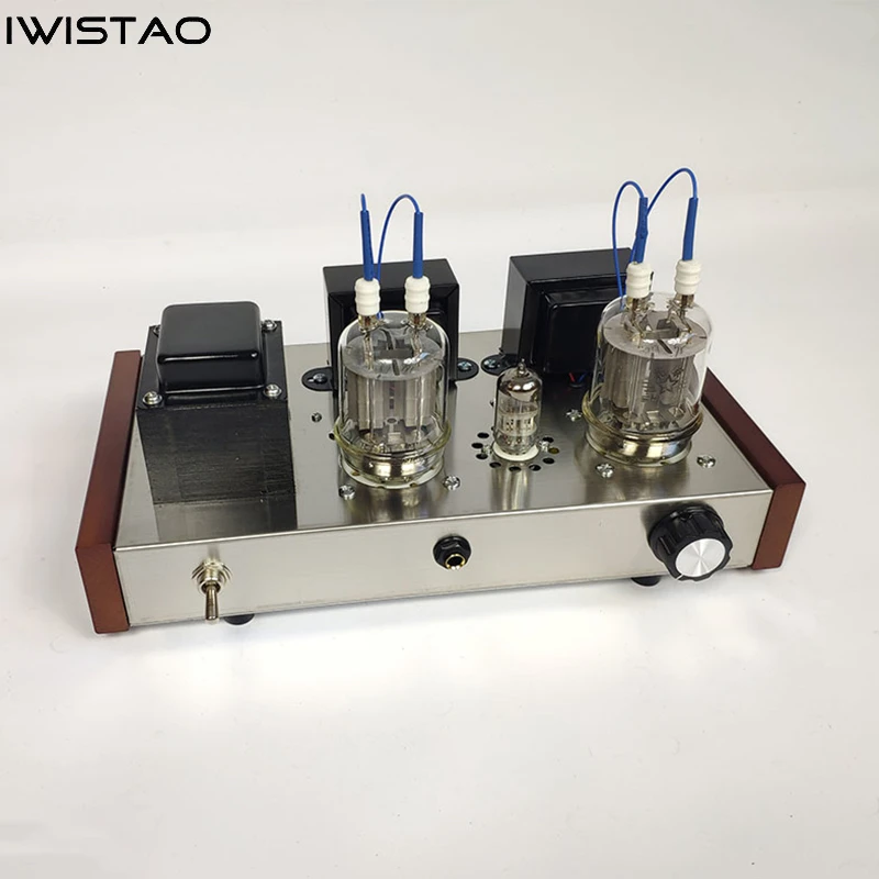 IWISTAO HIFI Tube Earphone Amp 1W output 32 to 600 ohm & Class A Tube Amplifier  2X4W 6N2 Drive FM30 Built 6.5mm Jack