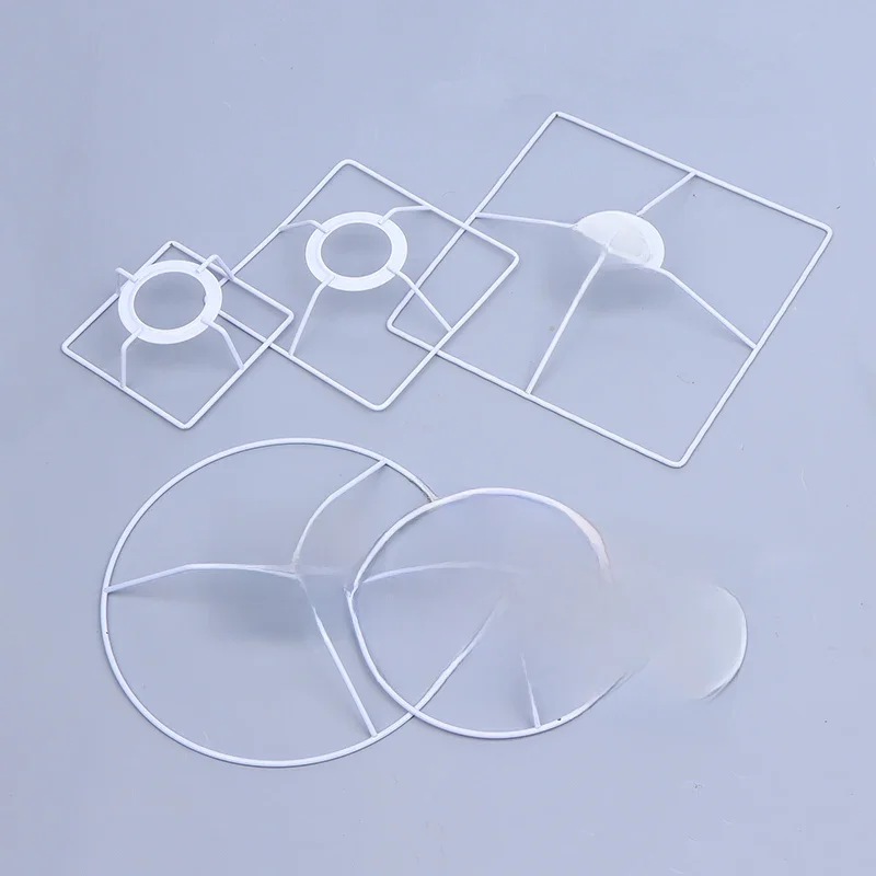 1 ensemble cylindre Vintage abat-jour lampe fer lampe cadre abat-jour accessoires pour E27 douille de lampe lustre