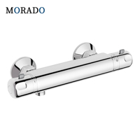 MORADO Luxury Thermostatic Shower Mixer Wall-mounted Shower Faucet Thermostatic Shower Bar Valve Tap Bathroom Water Mixing