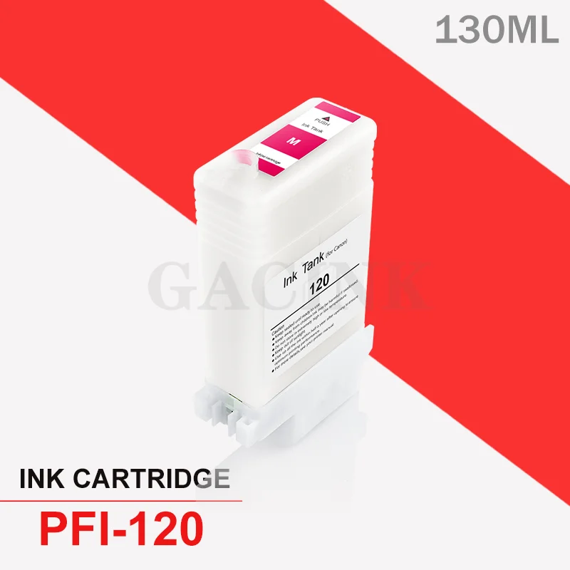 PFI120 PFI 120 PFI-120 Refillable Ink Cartridge With Permanent Chips For Canon TM200 TM205 TM300 TM305 200 205 300 305 Printer