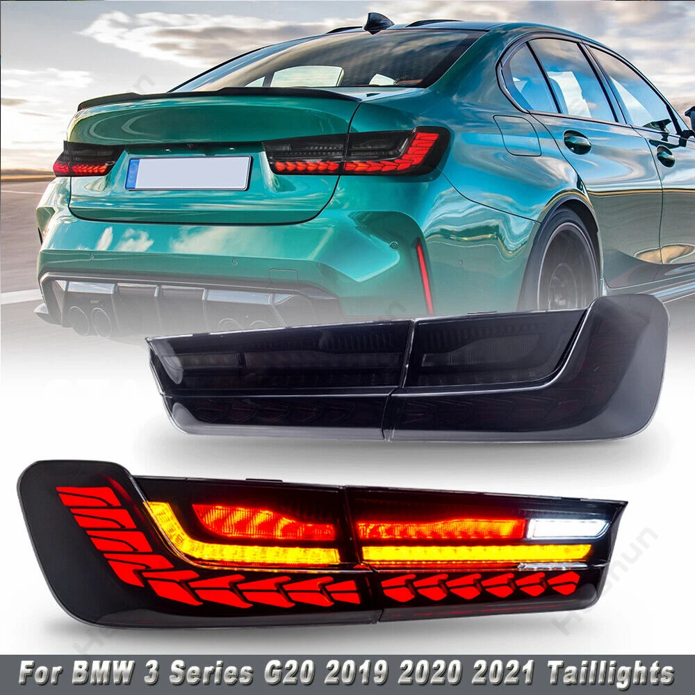 

For BMW 3 Series G20 M3 G80 330 340i 320i 325i 2019-2022 OLED GTS Tail Lights Taillamp Taillight Rear Lamps Full LED Dynamic