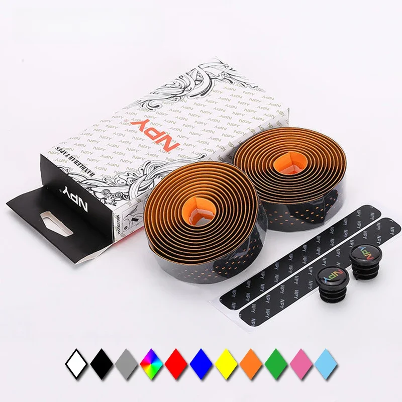 AliExpress Breathable PU+EVA Gravel Handlebar Tape Shock Absorbing Bicycle Racing Shock Straps Road Bike Handle Belt Wrap Cycling Parts