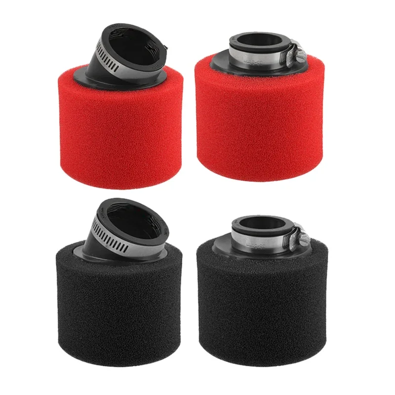 AliExpress TMQWAG 35 38 42 45 48 mm stright Bend elbow neck foam air filter sponge cleaner moped scooter dirt pit bike motorcycle RED Kayo BSE