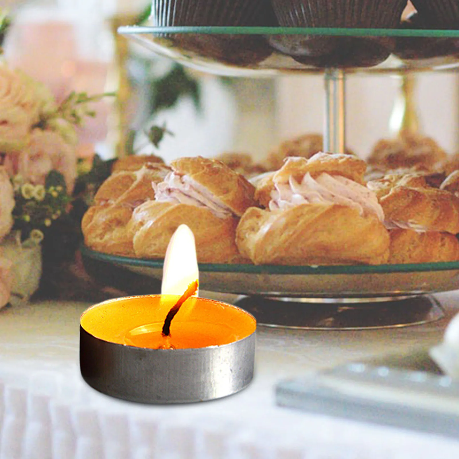 100x Tealight Ghee Butter Lamp مجموعة شموع عديمة الدخان للتأمل، الاحتفالات، مذابح، ديوالي شموع ضوء الليل الزخرفية