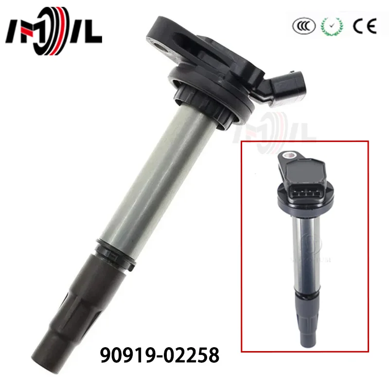 

90919-02258 90919 Новые катушки зажигания для Toyota Corolla ZRE152, Prius, Vios, Matrix 2009, Scion IM xD 1.8L, C-HR 9091902258