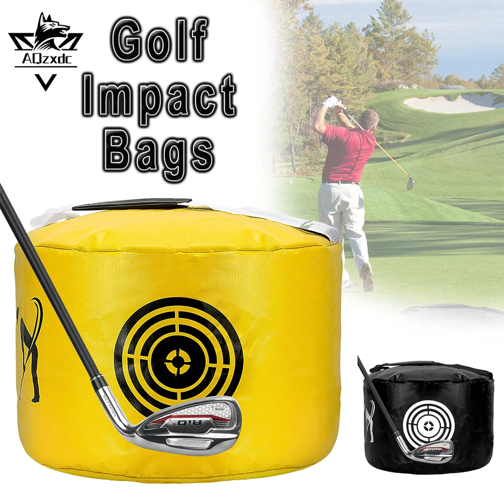 

Golf Impact Bags Pouch Golf Portable Impact Power Smash Pack Multi-function Waterproof Swing Trainer Beginner Swing Training Aid