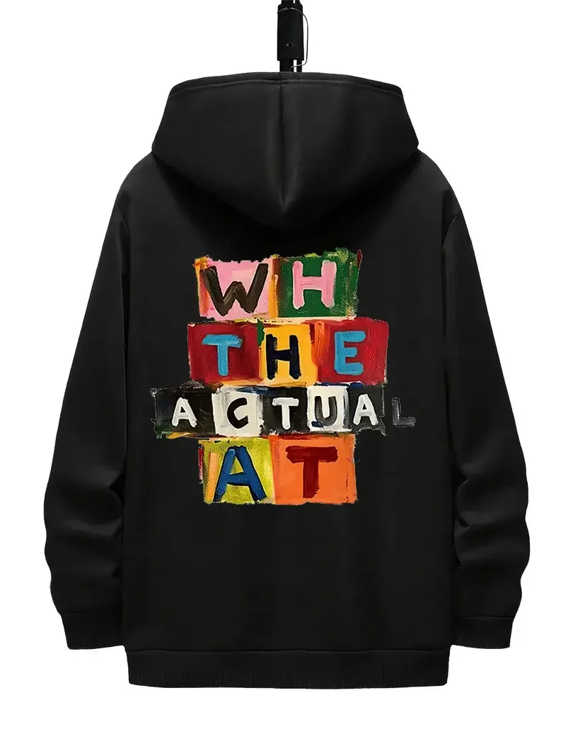 New men's high quality hooded sweatshirts, creative printed men's street sweatshirts, y2k clothing