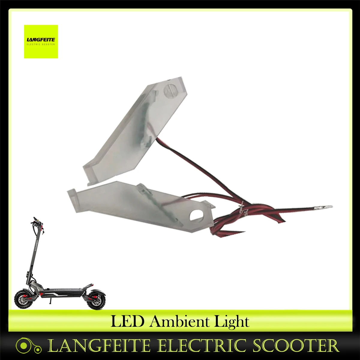 Turn Signal Light 1 Pair Warning Tail Light for LANGFEITE C1 Electric Scooters accessoires trottinette électrique