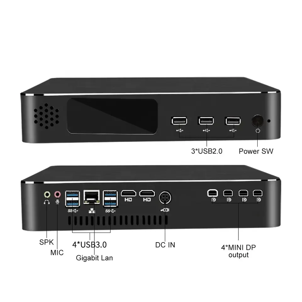 Gaming Desktop PC | Intel Core i9-9900T | T400 2G/P1000 4G 2x DDR4 | M.2 PCIe | 4K HDMI2.0/DP | WiFi | Windows 10