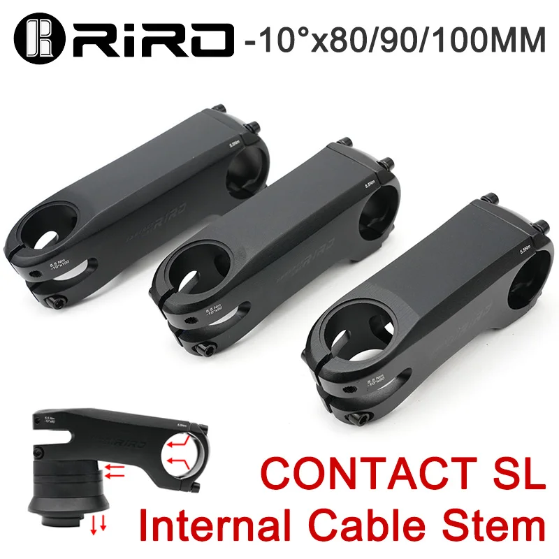 AliExpress riro RIRO Bicycle Stem 10° 80mm 90mm 100mm Mtb Power Aluminum Alloy Bicycle Stem Road Bike Cycling Stem for Handlebar Bike Part