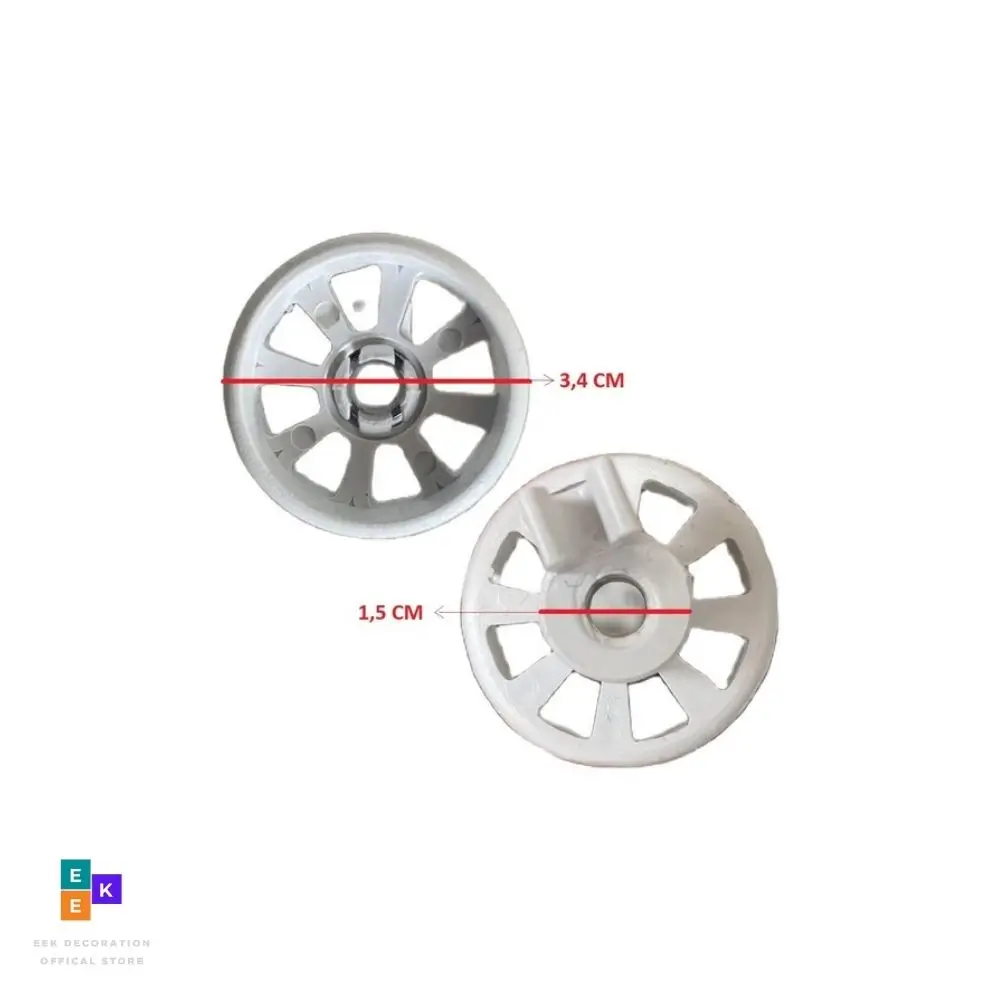 8 Pieces - Dishwasher Upper Dishrack Wheel Suitable For Bosch Siemens Dishwasher Basket Wheel Set of 4 Lower 4 Upper Wheels