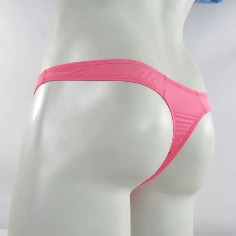 Mens G4582 Sexy Underwear Low Rise Flat front one piece Thong semi c-thru Colors image 5