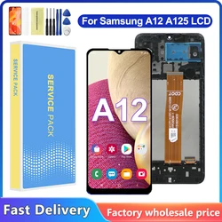 6.5'' For Samsung A12 LCD A125F SM-A125F A125 Display Touch Screen Digitizer Assembly For Samsung A12 Screen Replacement