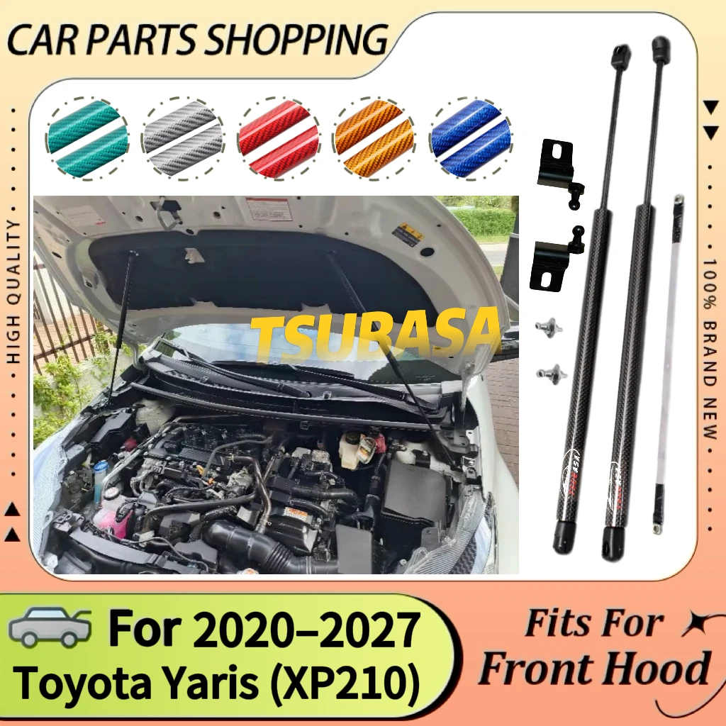 

Hood Struts For Toyota Yaris XP210 2020-2027 Modify Front Bonnet Lift Supports Shock Dampers Piston Rod Spring Props Verins