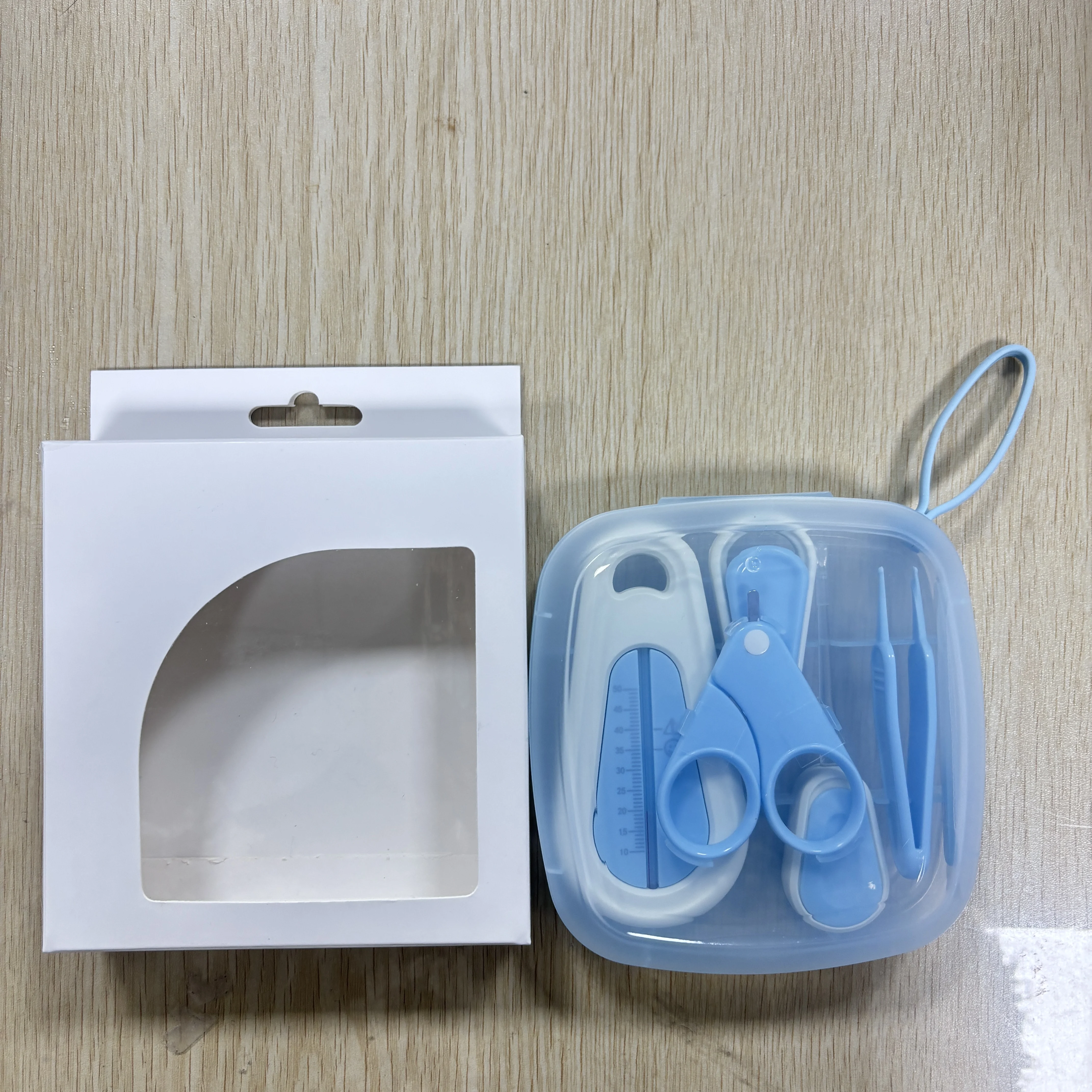 

Набор для ухода за детскими ногтями, безопасные ножницы для новорожденных, кусачки для ногтей с защитой от зажима, детский триммер для ногтей