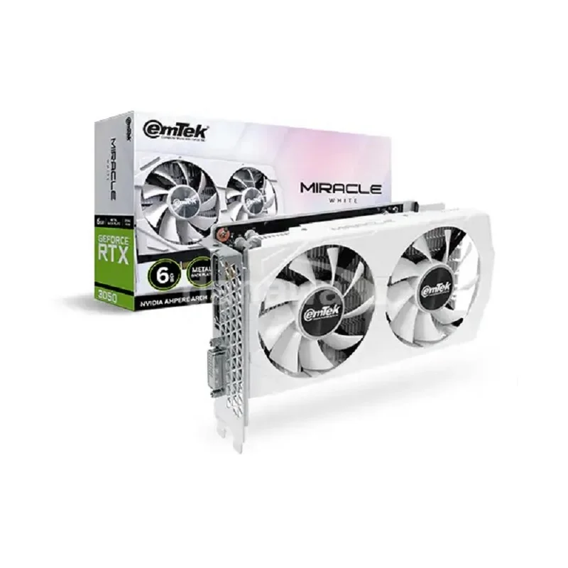 IMTECH GIFORCE RTX 3050 MIRACLE WHITE D6 6GB