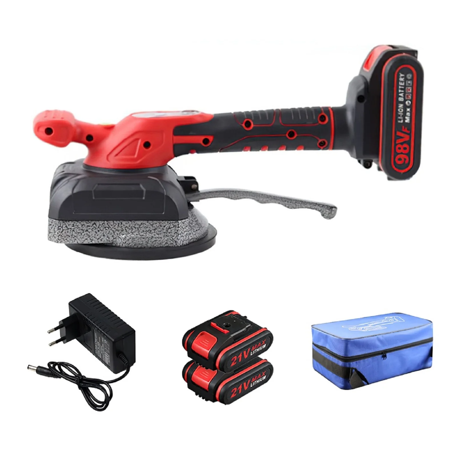 Machine de pose de carreaux adhésifs 200KG, 21V, outil électrique de pose de carreaux muraux et de sol, ventouse de 125mm, outil auxiliaire de pose de carreaux