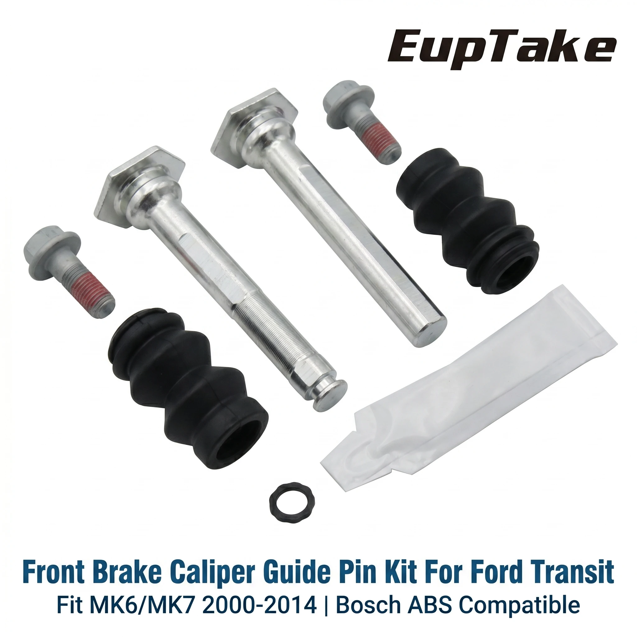 

Front Brake Caliper Guide Sleeve Slider Pin Kit YC15-2L527-AA 4055851 for Ford Transit MK6 MK7 2000-2014 Tourneo Bus Van