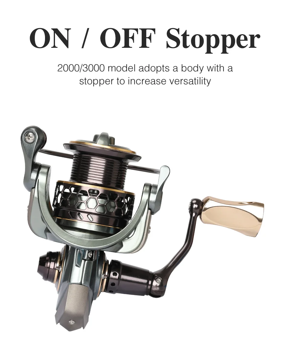 TSURINOYA 2 Spool Spinning Angeln Reel JAGUAR 1000 2000 3000 185G 6KG Max Carbon Drag Karpfen Salzwasser Reel bass Hecht Rad – Detail 17