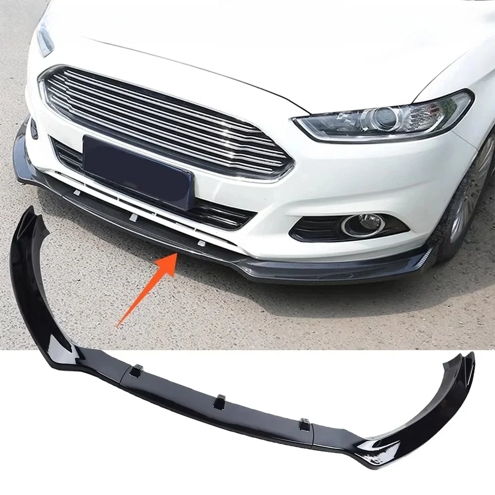 Dla Ford Dla Fusion Dla Mondeo 2013-2016 Przedni zderzak samochodowy Splitter Lip Diffuser Spoiler Body Kit Protector Cover Akcesoria — 2