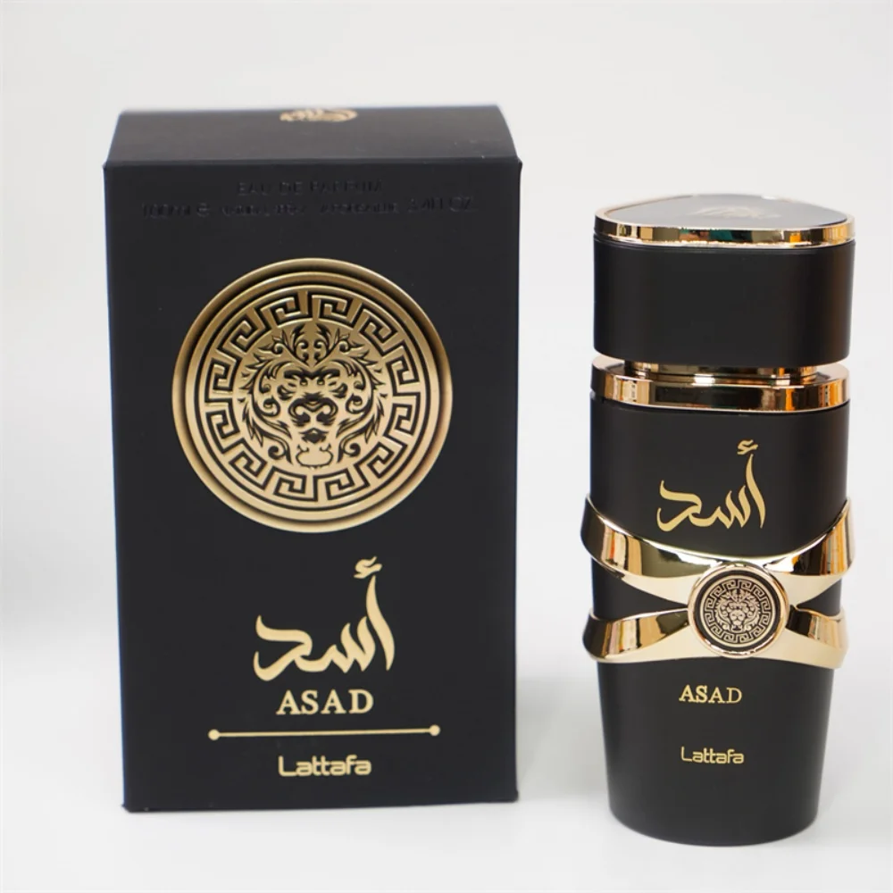 Lattafa Perfumes Black Edition Asad For Unisex Eau De Perfume Spray, 3.4 Ounce Long-Lasting Floral Scent Best Christmas Gift