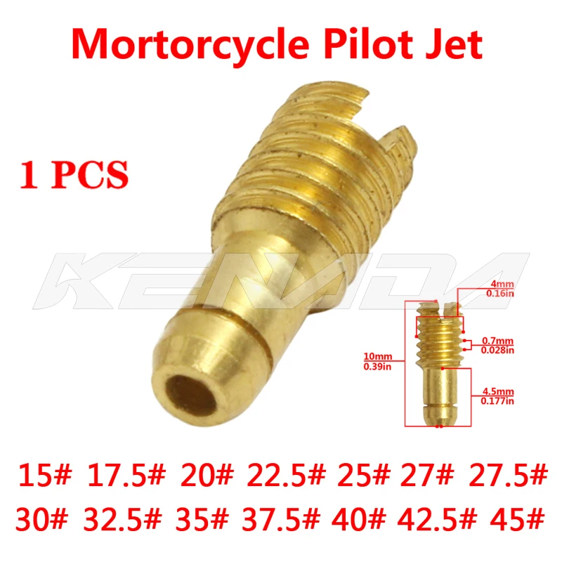 Mortorcycle 1Pcs Carburetor Pilot Jet (Slow Jet) For Yamaha Dt125 Dt175 Vm22 M28/1001 M28 M4 Enduro Pilot Slow Jet