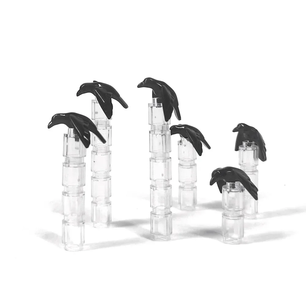 Pièces d'animaux corbeau MOC, blocs de construction, ferme, ranch, ville, zoo, briques pour animaux de compagnie, jouets compatibles avec LEGO