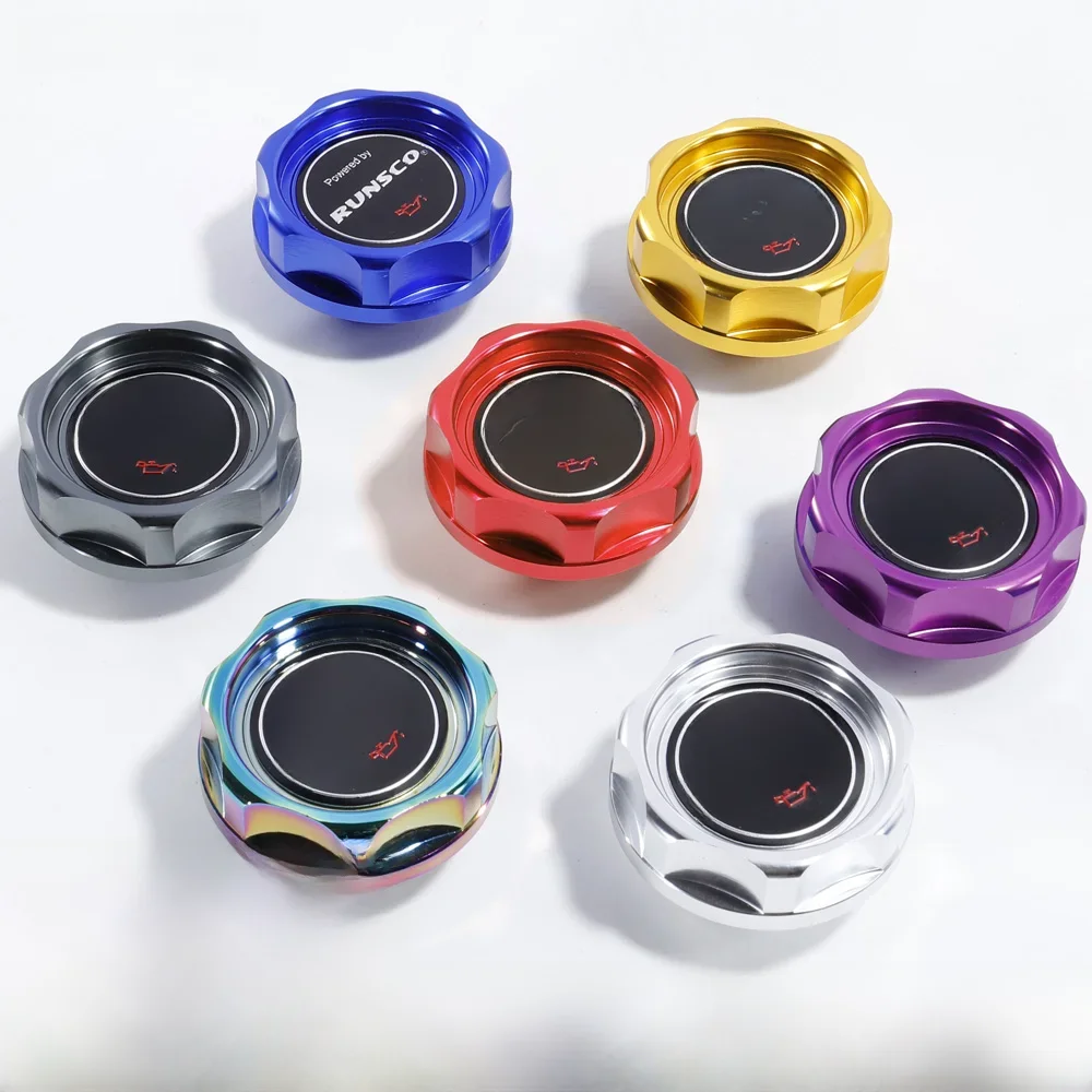 Bouchon de réservoir d'huile de voiture, Machine de remplissage de moteur, couvercle d'huile pour Honda Civic série D/B/H/K/F/L, couvercle en aluminium CNC