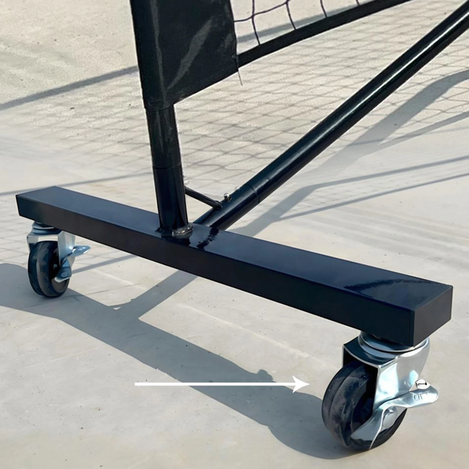 شبكة كرة المخلل المحمولة بطول 6.7 متر، شبكة كرة الريشة شديدة التحمل للتدريب على المحكمة الاحترافية واللعب الترفيهي #5