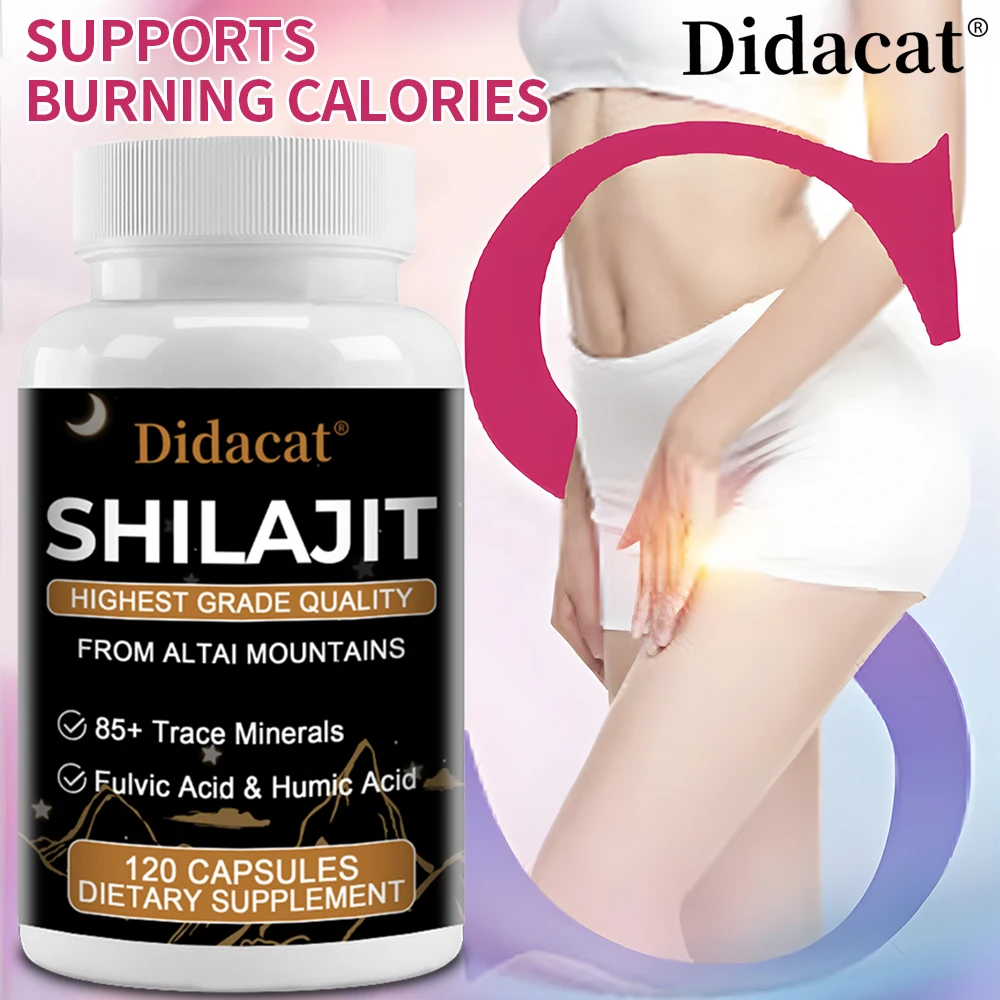 

Himalayan Shilajit Capsules, Daily Wellness Supplement for Energy, Stamina, Immune & Body Vitality Support for Men & Women