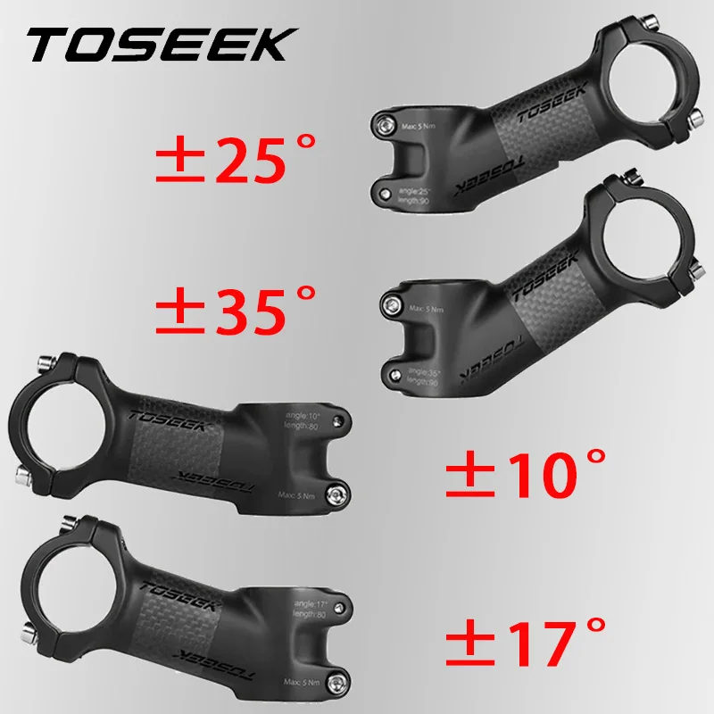 

TOSEEK велосипедный вынос 10/17/25/35 градусов велосипедный стол 31,8 мм вынос руля MTB 60/70/80/90/100/110 мм велосипедный силовой мост велосипедная часть