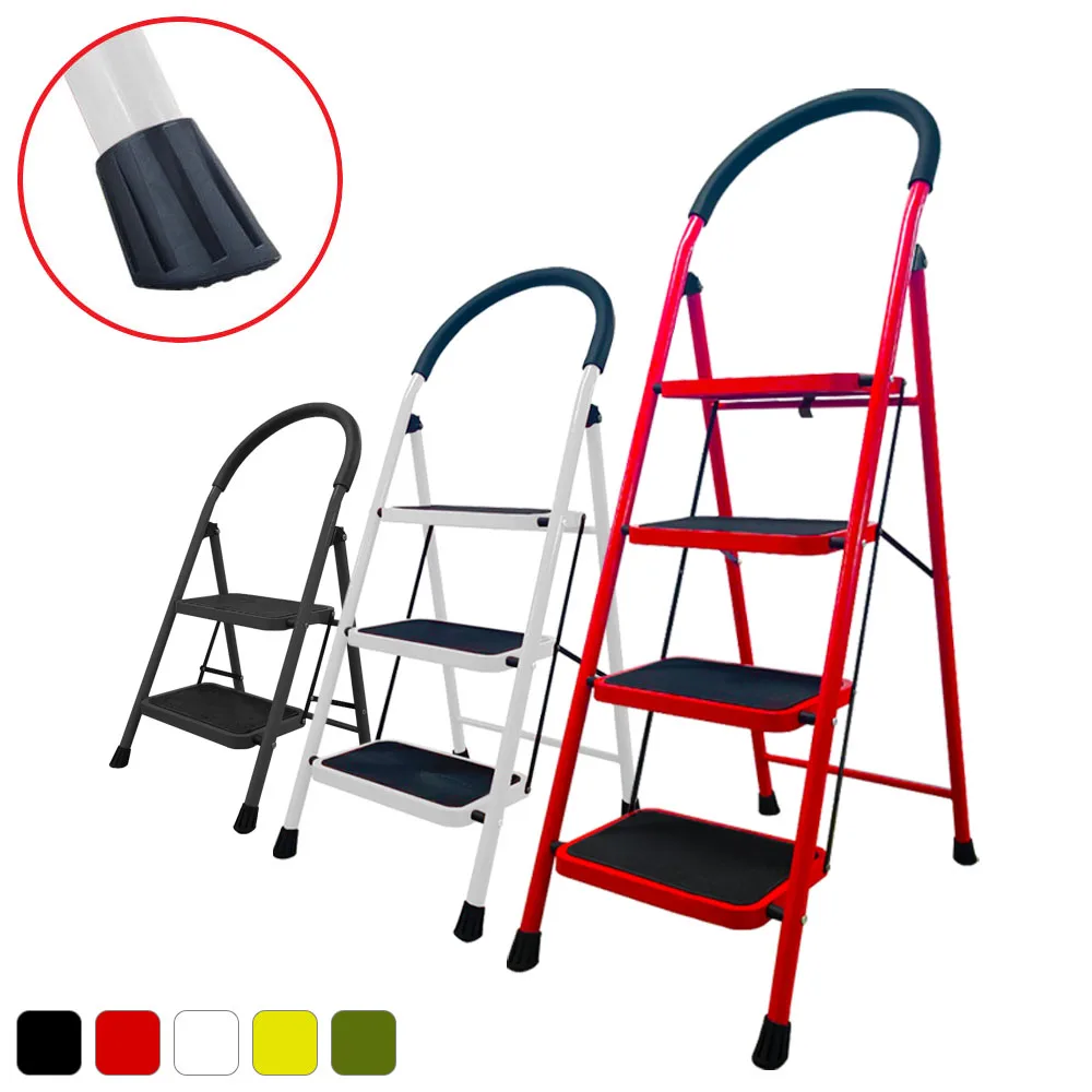 Folding Ladder 3-Short Tonton Rescue 120kg Accepted Garden Shop Office Home Use