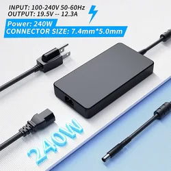 240W Laptop Charger Fit for Dell Alenware M17 M15 R1 R2 R3 Precision 7720 7710 7730 M6600 M6400 M6500 M6700 Power AC Adapter