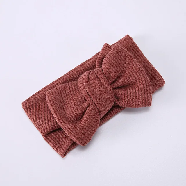 Accessoire Cheveux Infantile Lot De 8 Bandeaux Turban Bébé Fille - Headbands élastiques Avec Arcs | Accessoire Cheveux Nouveau-né Bandeau Bébé Dangereux