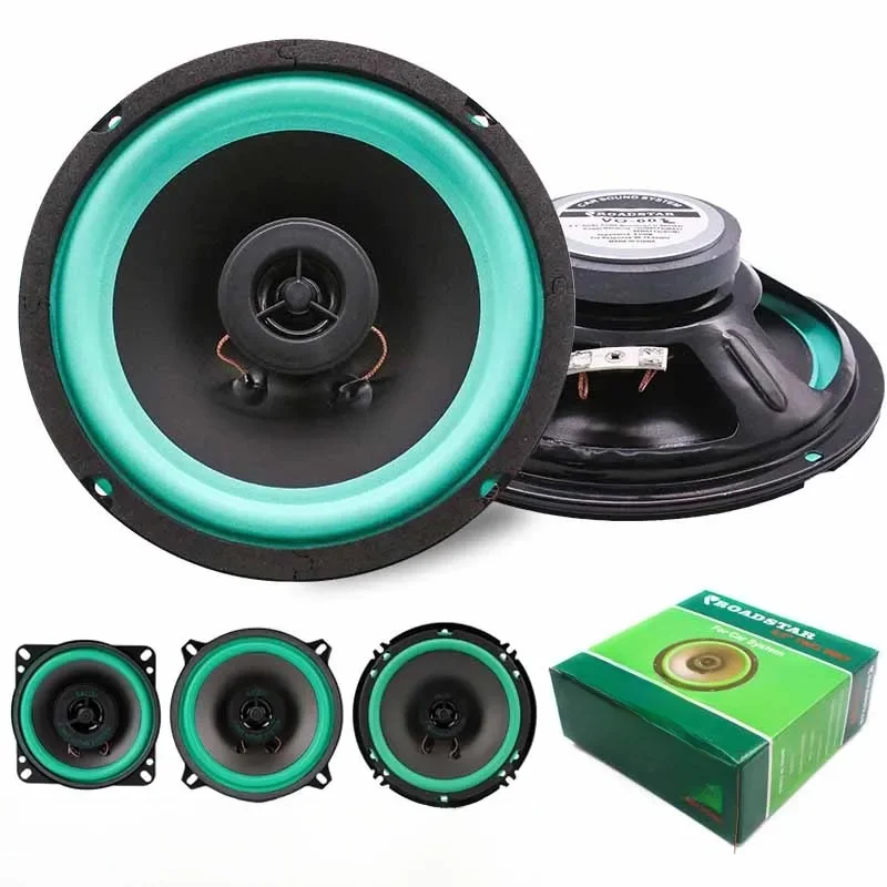 Haut-parleurs coaxiaux universels pour voiture, 4/5/6.5 pouces, HiFi, Audio automobile, gamme complète de fréquence, caisson de basses, son stéréo amélioré pour voiture
