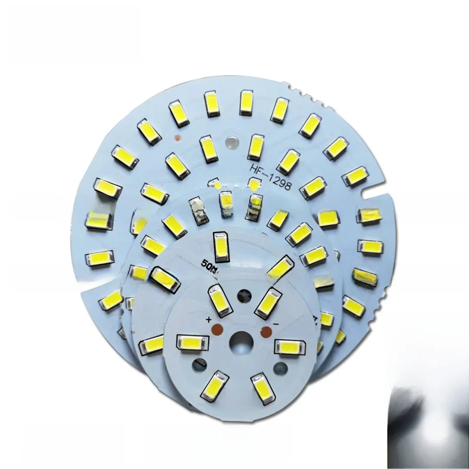 Wysokiej Mocy Żarówka LED 3W 5W 7W 9W 12W 15W 18W 24W 36W SMD5730 Płytka LED Panel Świetlny Do Samodzielnego Montażu Żarówki LED Sufitowej PCB Z LED — zdjęcie 2