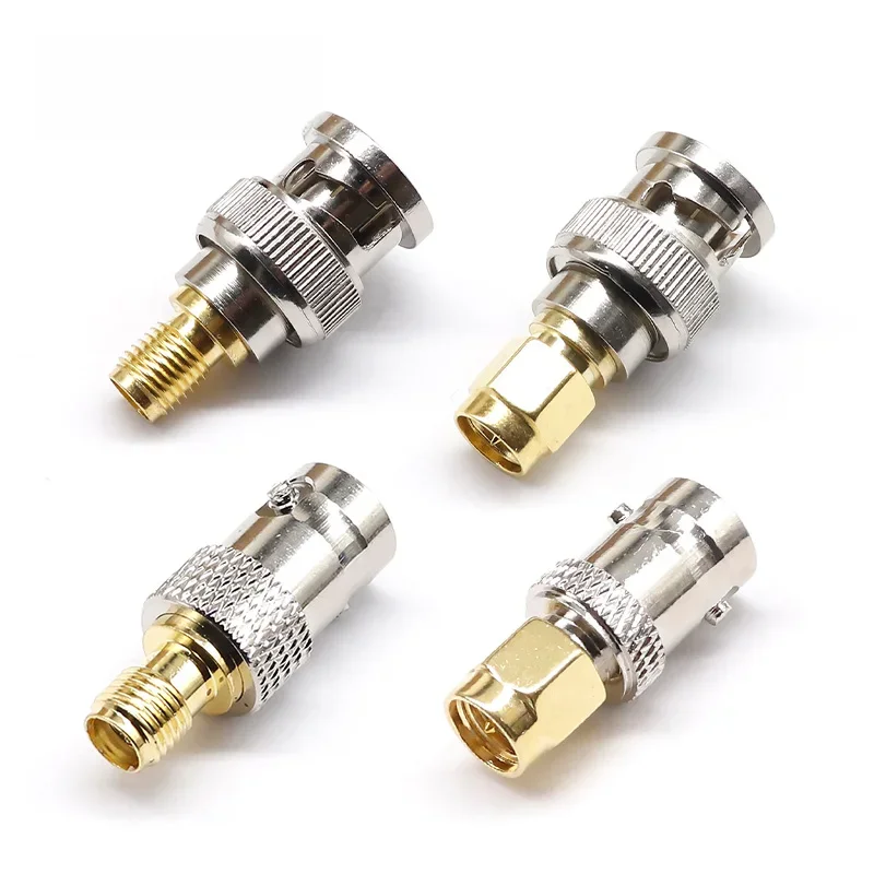 Connecteur d'antenne Radio SMA mâle vers BNC femelle M/F, convertisseur RF, Kit d'adaptateurs d'antenne Radio M/F, adaptateur Coaxial SMA vers BNC