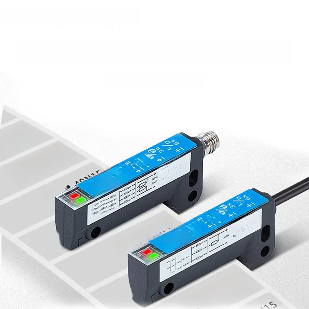1 pièces 40N415 détection d'étiquettes Non transparentes Type de fente oculaire électrique capteur de commutateur photoélectrique Machine d'étiquetage auto-adhésive