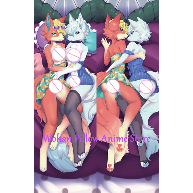 

Dakimakura Anime Pillow Cover Audrey & Whitney Double Sided Print Life-size Halloween Christmas Decoration