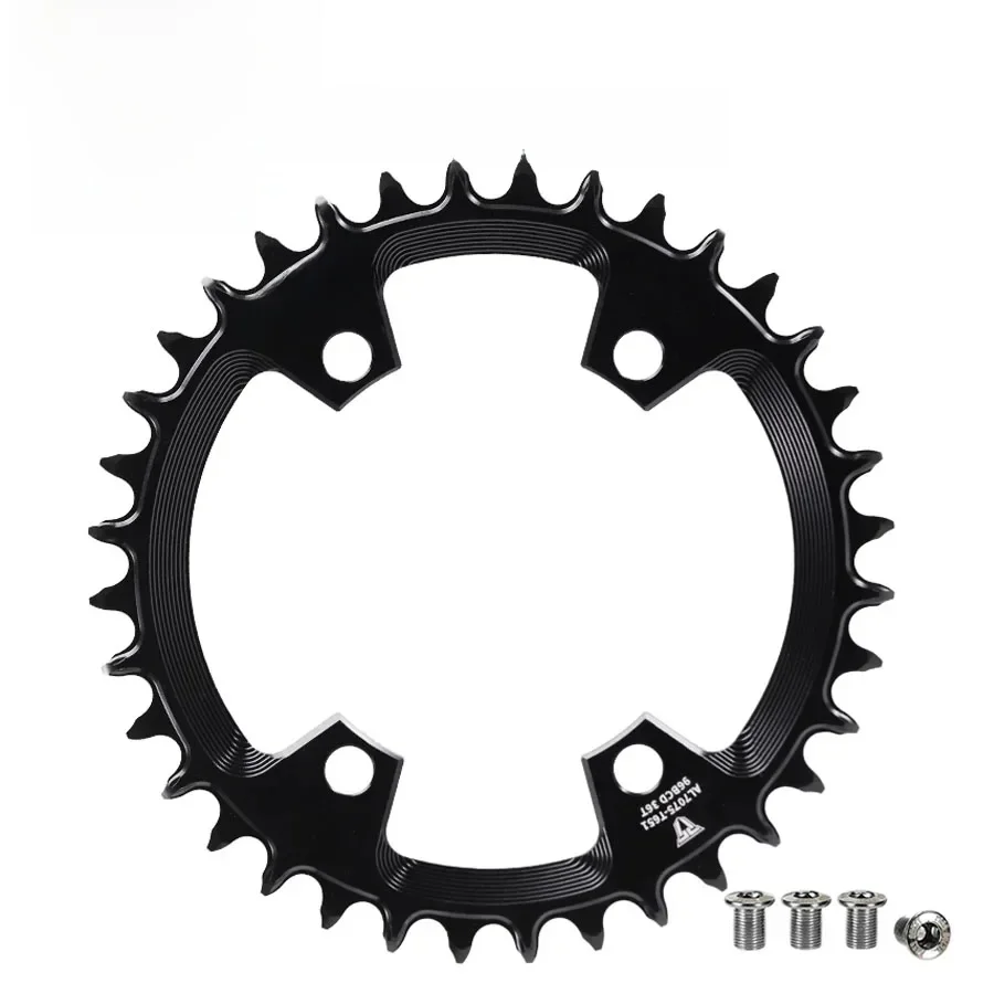 AliExpress NONE PASS QUEST BCD 96 BDC asymmetrical Crown 30 36 38T 48T 96bcd MTB Narrow Wide asymmetric chainring for M7000 M8000 M9000 M5100