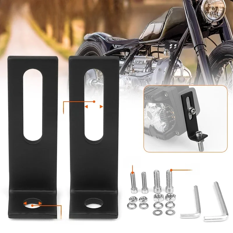 AliExpress L Style Universal Motorcycle Mounting Bracket Aluminium Auxiliary Headlight Lamp Spotlight Holder Bracket For Dirt Street Bike
