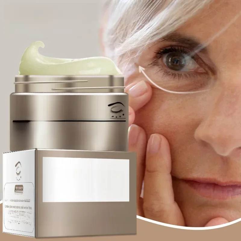 Yoxier – crème pour les yeux à base d'escargot, sérum au peptides de collagène, Anti-rides, élimine les cernes, Essence d'escargot, réduit les poches, soins oculaires