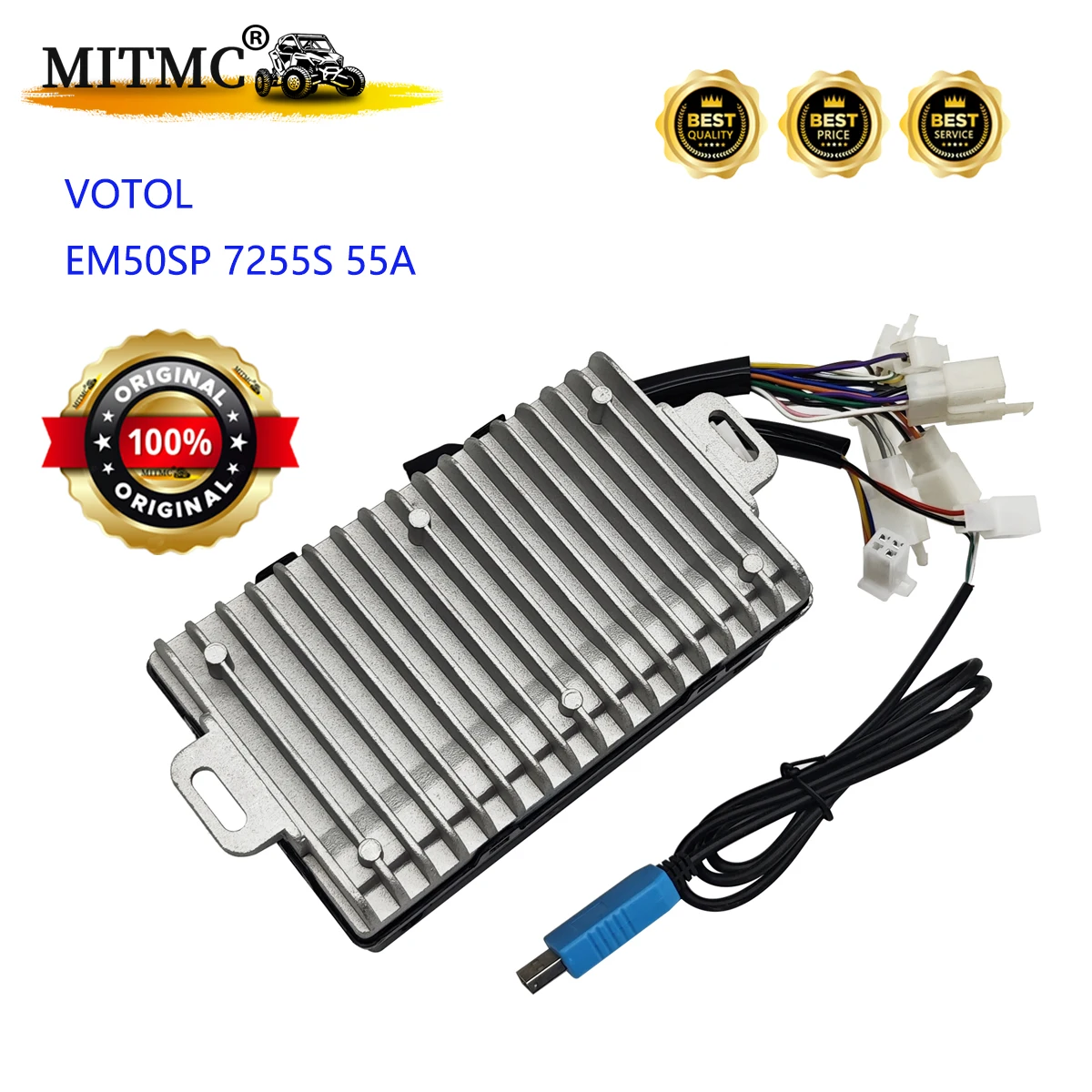 

VOTOL EM50SP 7255S 55A 1KW2kw Brushless DC controller QS Motor Intelligent Controller Of Electric Motorcycle Scooter